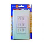 3 GANG FLAT PIN OUTLET (EWS3GFPO) 16A