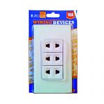 3 GANG UNIVERSAL OUTLET (EWS3GUO) 16A